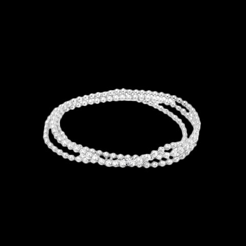 Sterling Silver Beaded Bracelet - MRose