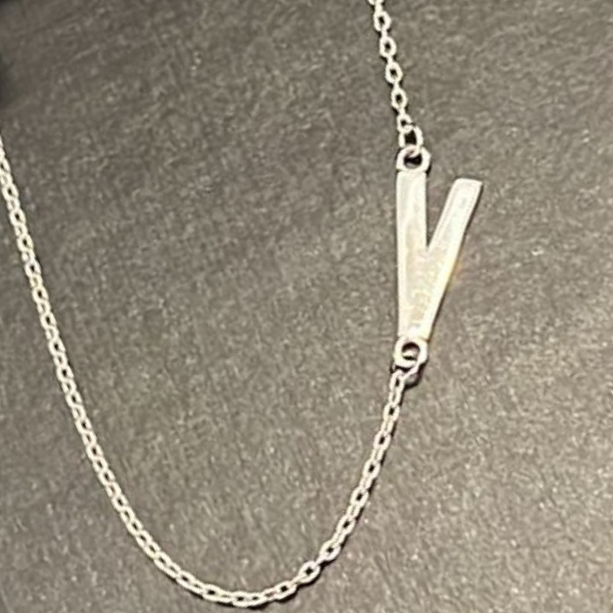 10KT Necklace with Initial